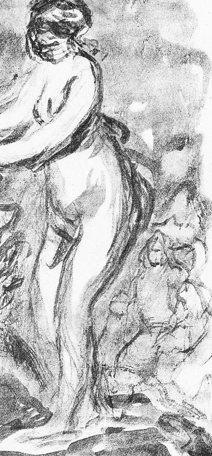 Pierre-Auguste Renoir, Femme Au Cep De Vigne, Les Lithographies De Renoir, Lithograph