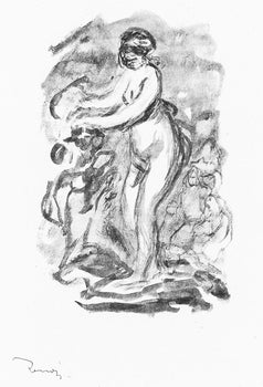 Pierre-Auguste Renoir, Femme Au Cep De Vigne, Les Lithographies De Renoir, Lithograph