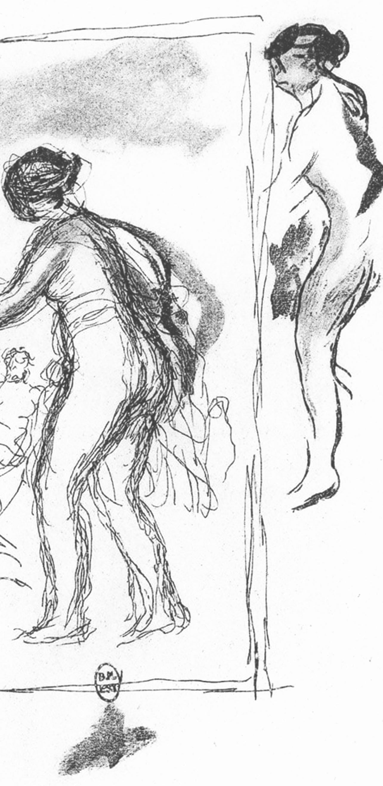 Pierre-Auguste Renoir, Femme Au Cep De Vigne, Les Lithographies De Renoir, Lithograph