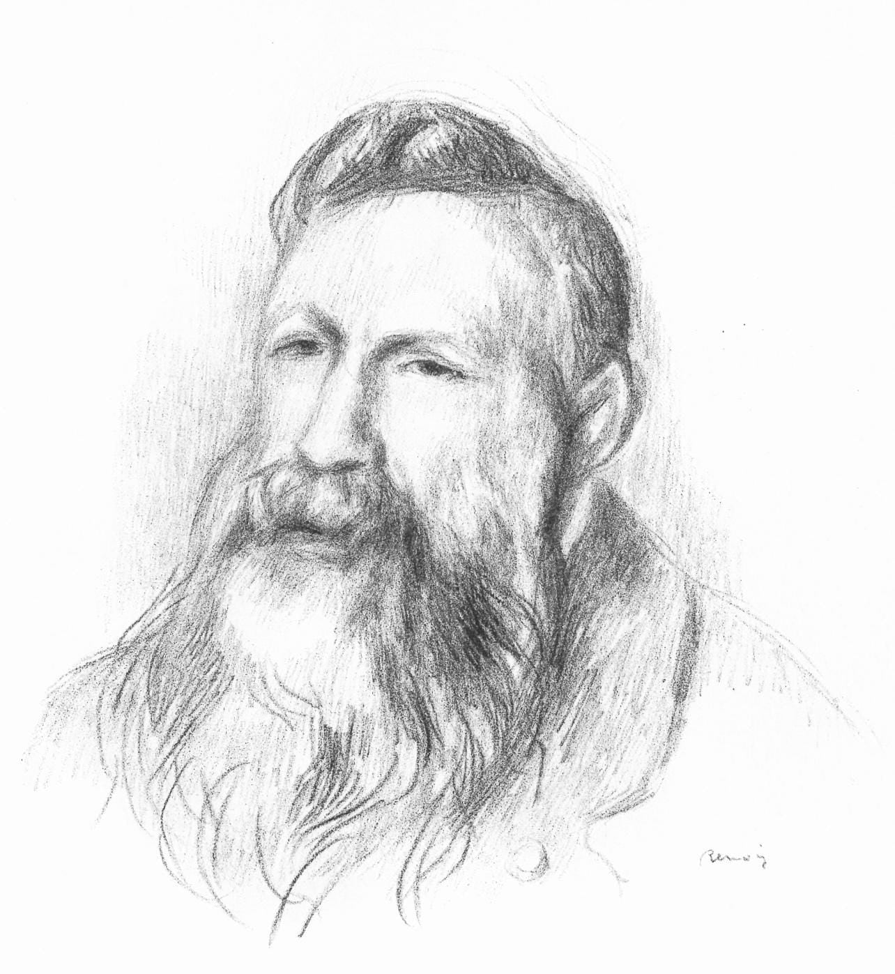 Pierre-Auguste Renoir, Auguste Rodin, Les Lithographies De Renoir, Lithograph