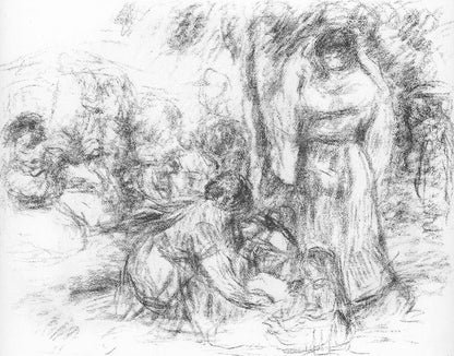 Pierre-Auguste Renoir, Les Laveuses, Les Lithographies De Renoir, Lithograph