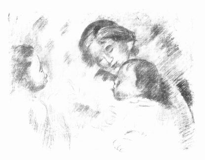 Pierre-Auguste Renoir, Mere Et Enfants, Les Lithographies De Renoir, Lithograph