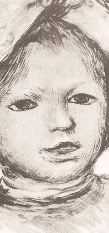 Pierre-Auguste Renoir, Pierre Renoir De Face, Les Lithographies De Renoir, Lithograph