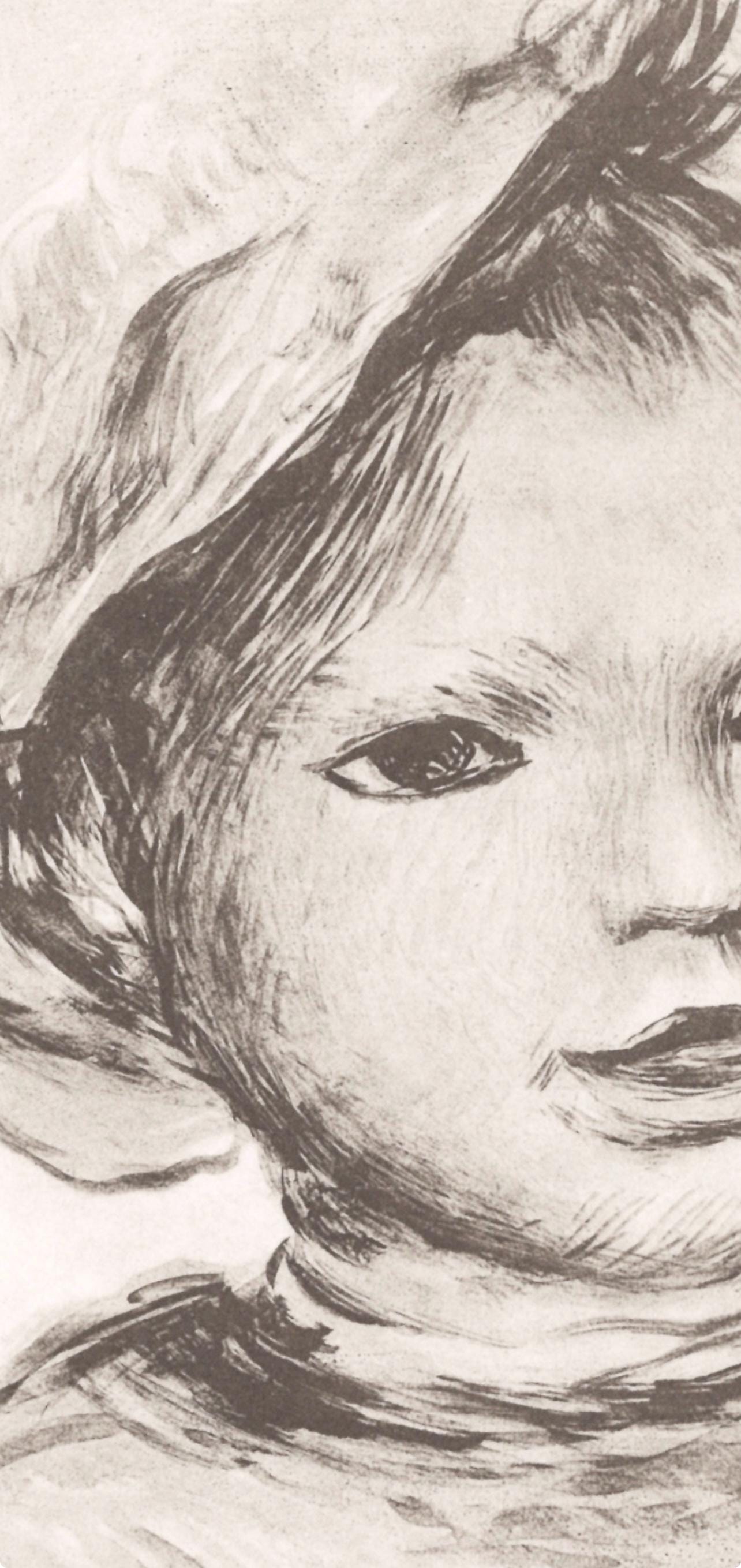 Pierre-Auguste Renoir, Pierre Renoir De Face, Les Lithographies De Renoir, Lithograph