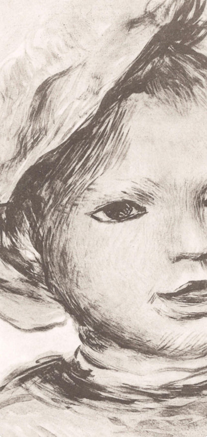 Pierre-Auguste Renoir, Pierre Renoir De Face, Les Lithographies De Renoir, Lithograph