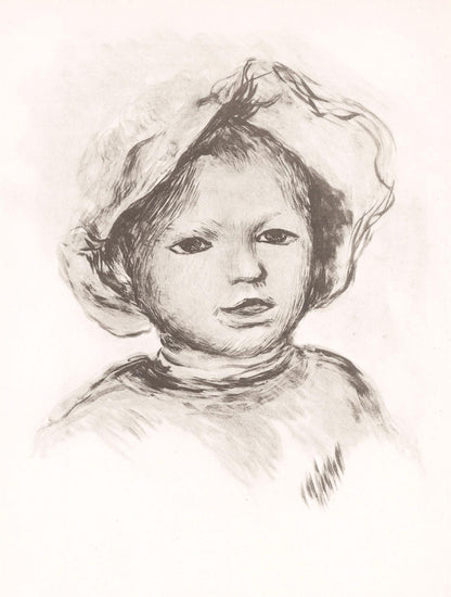 Pierre-Auguste Renoir, Pierre Renoir De Face, Les Lithographies De Renoir, Lithograph