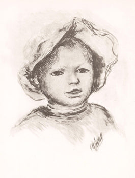 Pierre-Auguste Renoir, Pierre Renoir De Face, Les Lithographies De Renoir, Lithograph