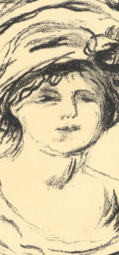 Pierre-Auguste Renoir, Portrait De Femme, Les Lithographies De Renoir, Lithograph