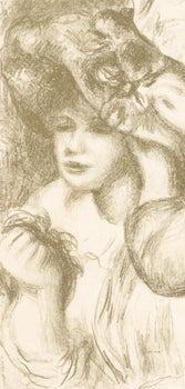 Pierre-Auguste Renoir, Le Chapeau Pingl, Les Lithographies De Renoir, Lithograph