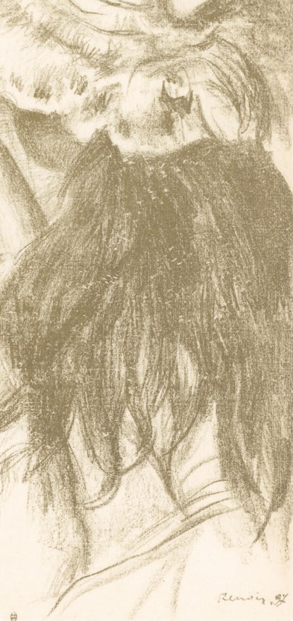 Pierre-Auguste Renoir, Le Chapeau Pingl, Les Lithographies De Renoir, Lithograph