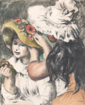 Pierre-Auguste Renoir, Le Chapeau Pingl, Tat En Couleur, Les Lithographies De Renoir, Lithograph
