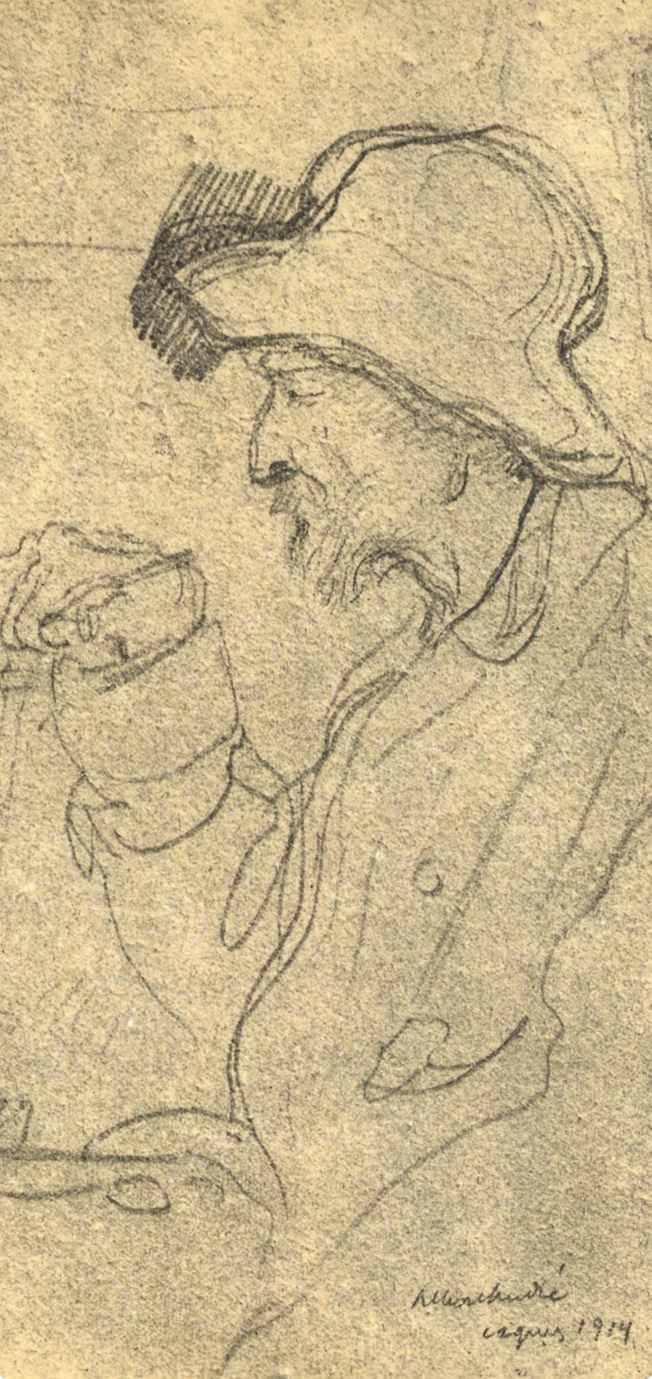 Albert Andr, Portrait De Auguste Renoir, Les Lithographies De Renoir, Lithograph