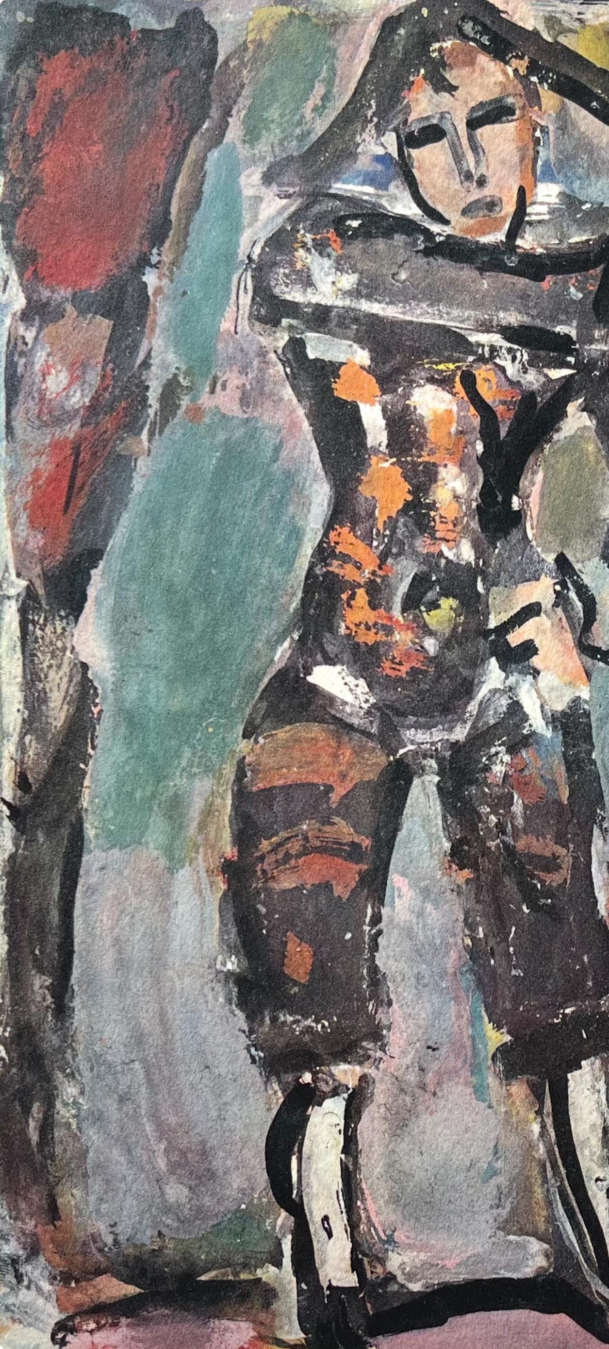 Georges Rouault, Arlequin, Divertissement, Ditions De La Revue Verve, Lithograph