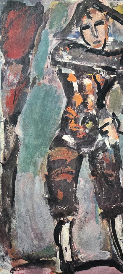 Georges Rouault, Arlequin, Divertissement, Ditions De La Revue Verve, Lithograph