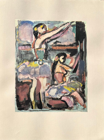 Georges Rouault, Danseuses, Divertissement, Ditions De La Revue Verve, Lithograph