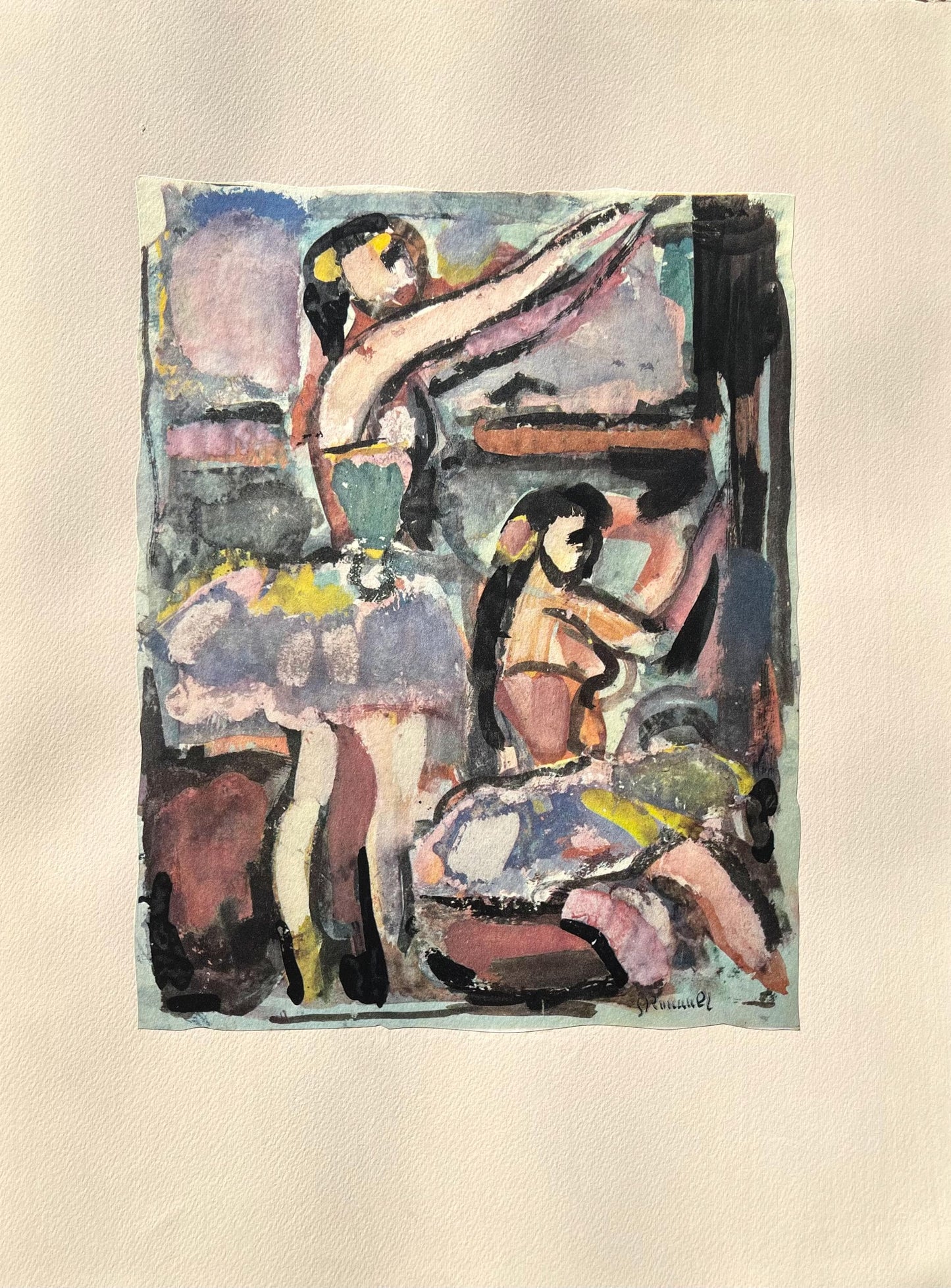 Georges Rouault, Danseuses, Divertissement, Ditions De La Revue Verve, Lithograph