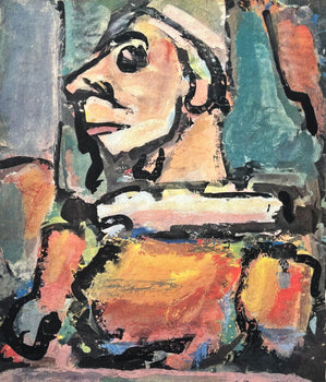 Georges Rouault, Le Moqueur, Divertissement, Ditions De La Revue Verve, Lithograph