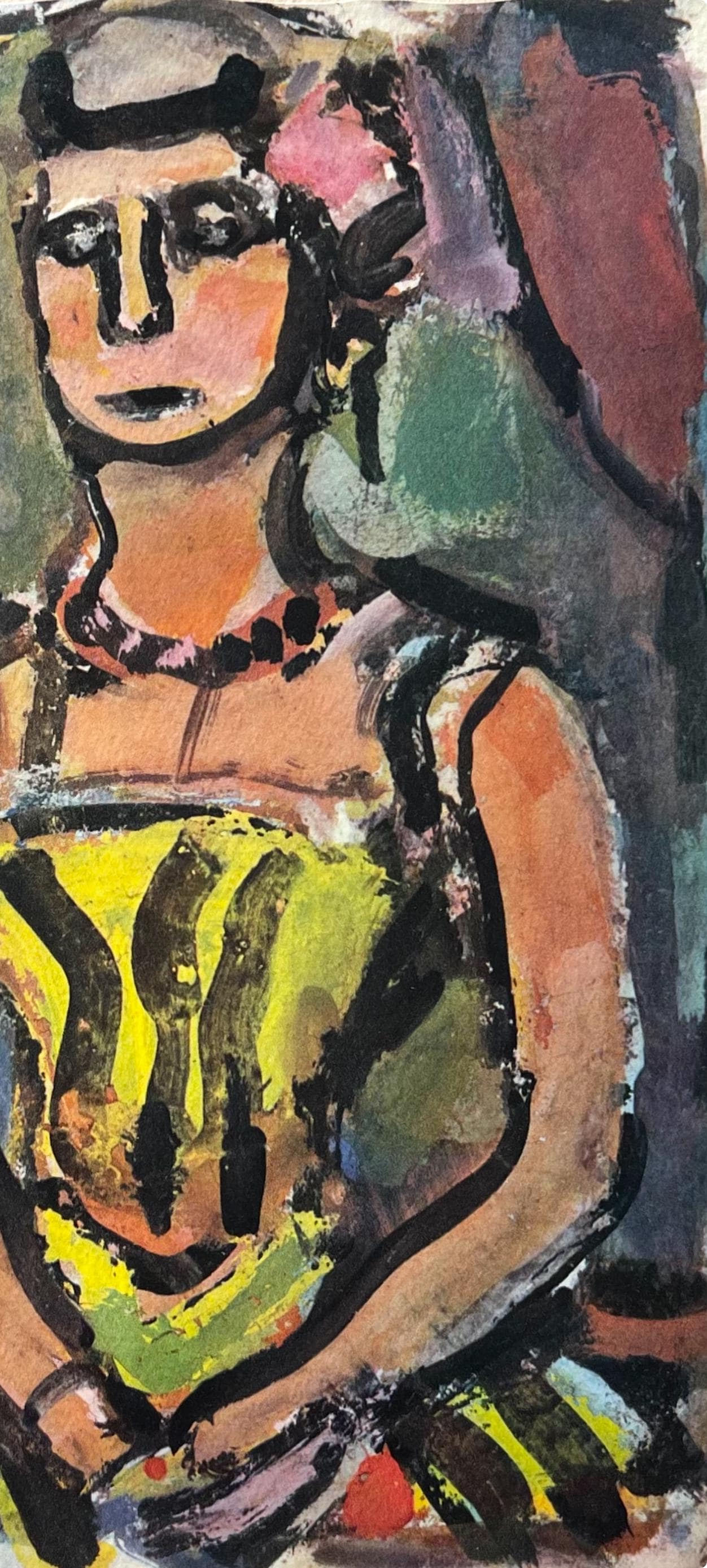 Georges Rouault, Madame Yxe, Divertissement, Ditions De La Revue Verve, Lithograph