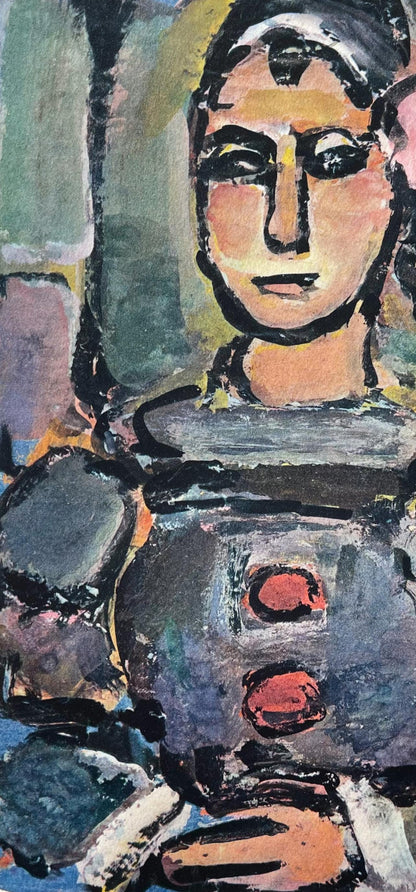 Georges Rouault, Pierrot Noir, Divertissement, Ditions De La Revue Verve, Lithograph