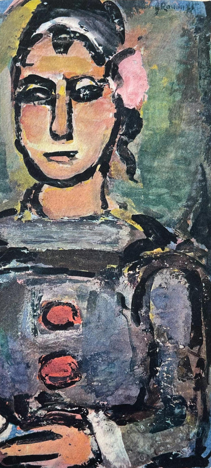 Georges Rouault, Pierrot Noir, Divertissement, Ditions De La Revue Verve, Lithograph