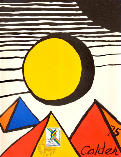 Alexander Calder, Composition, World Federation Of United Nations Associations, Lithograph
