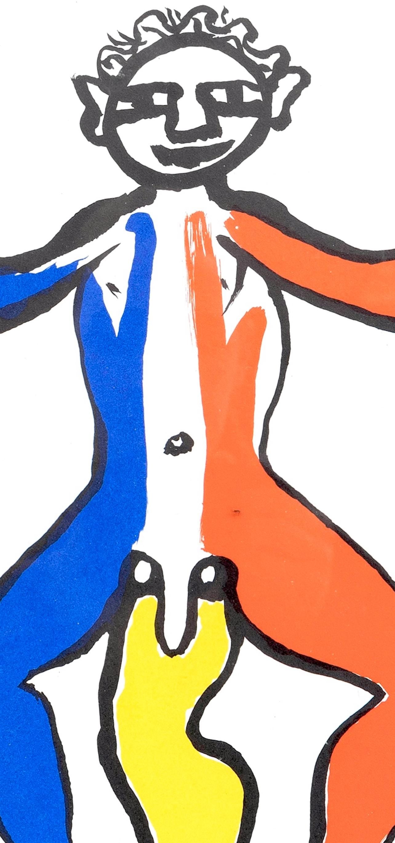 Alexander Calder, Un Patriote, Derrire Le Miroir, Lithograph