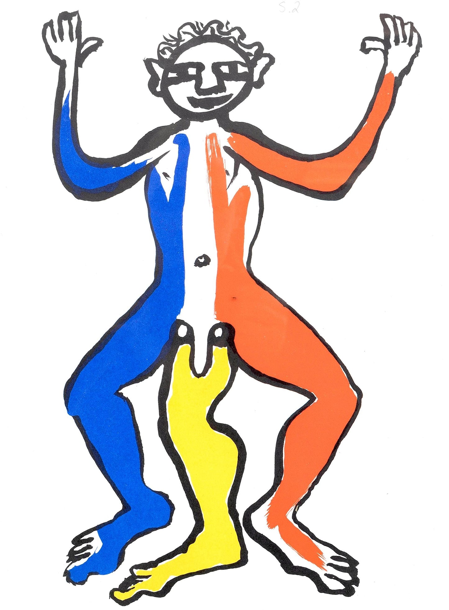 Alexander Calder, Un Patriote, Derrire Le Miroir, Lithograph