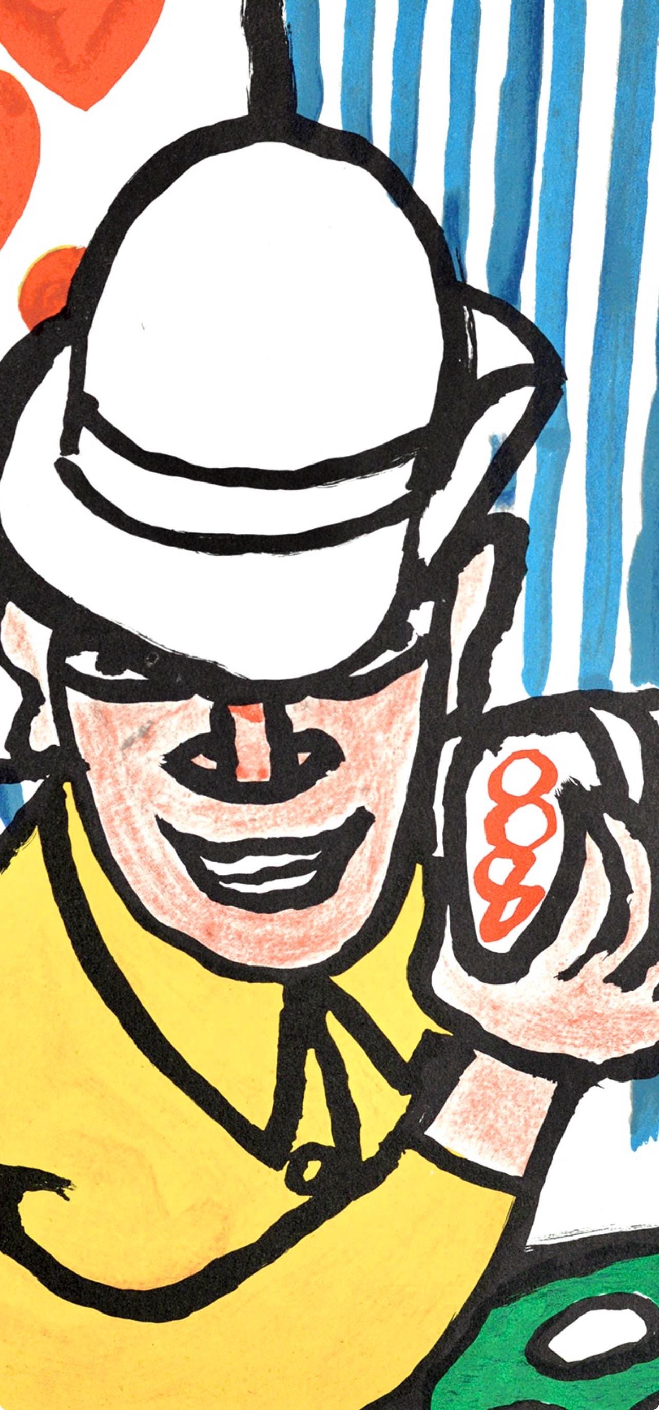 Alexander Calder, Joueurs De Cartes Ii, Derrire Le Miroir, Lithograph