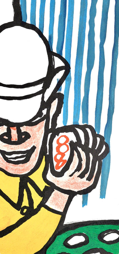 Alexander Calder, Joueurs De Cartes Ii, Derrire Le Miroir, Lithograph