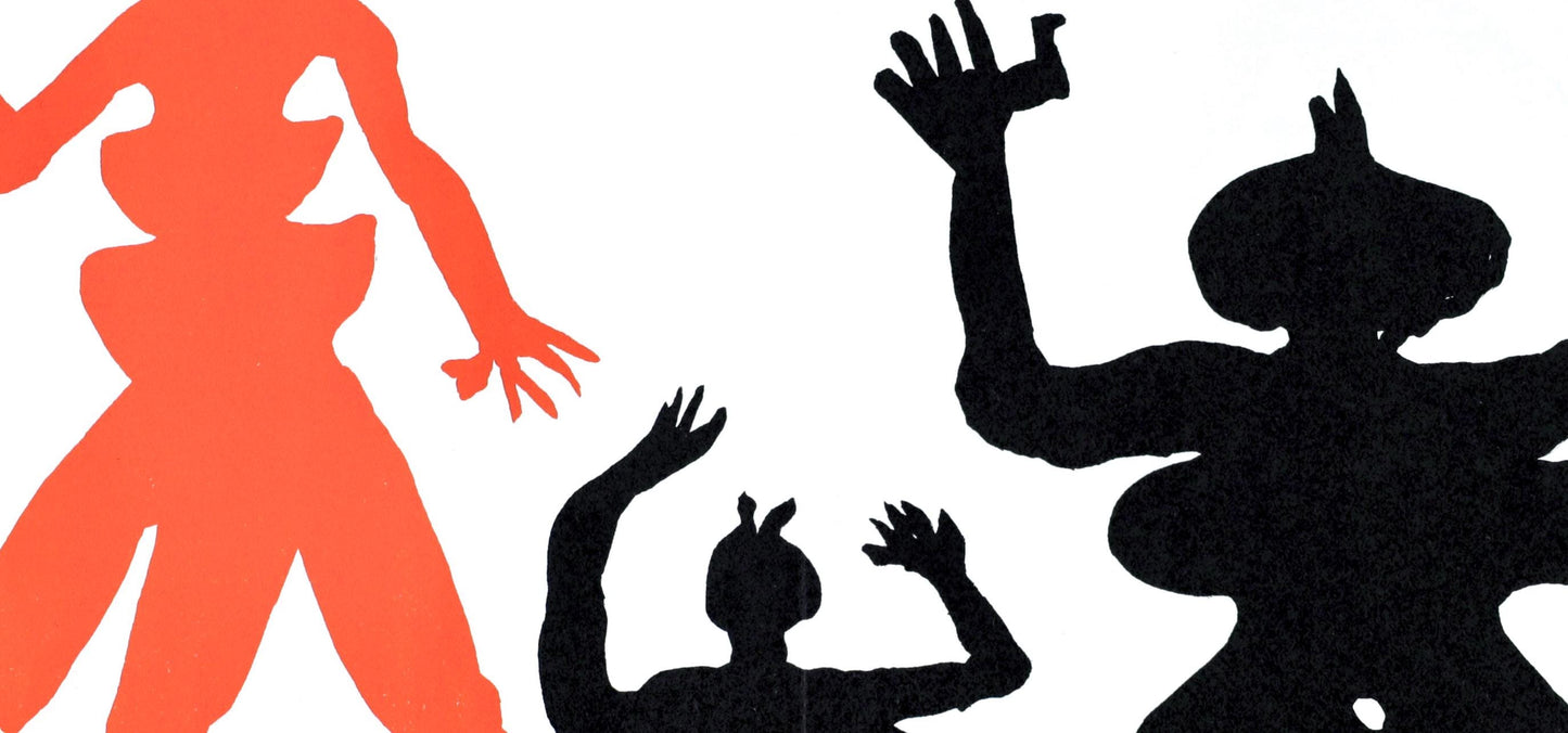 Alexander Calder, Les Folles De Sach, Derrire Le Miroir, Lithograph