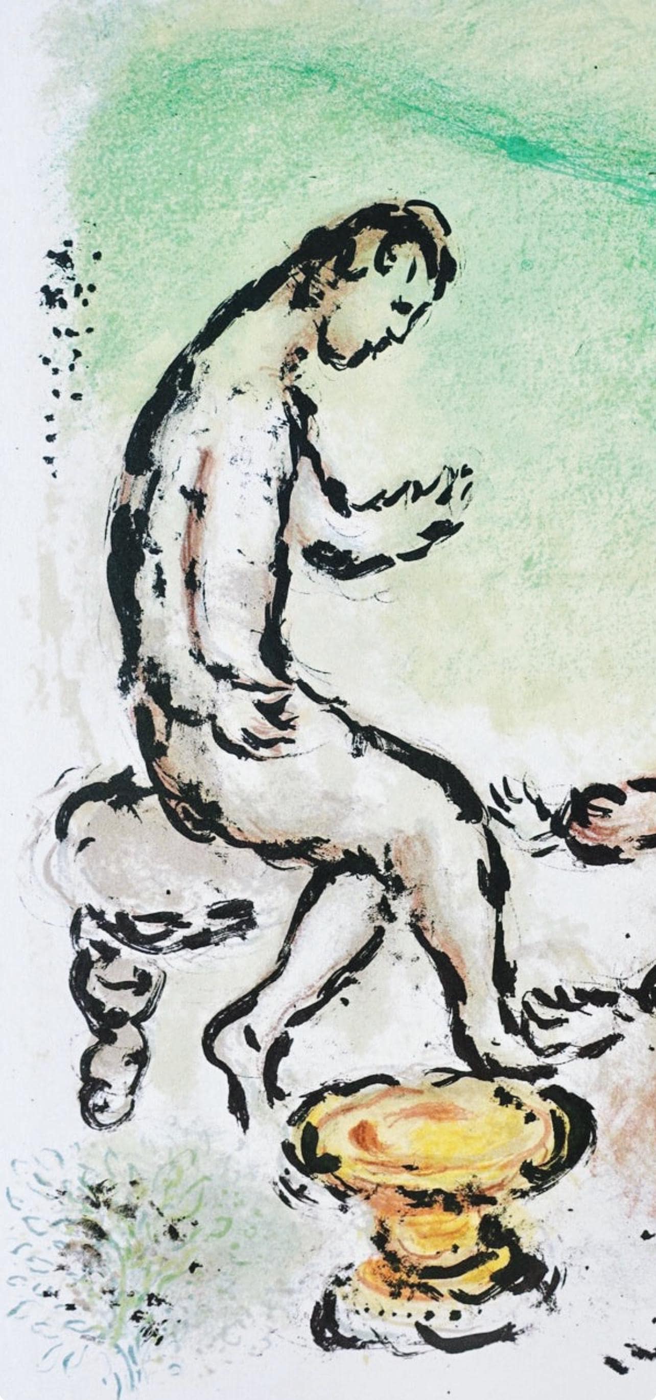 Marc Chagall, Odysseus Und Eurycleia, Homer, Die Odyssee, Lithograph