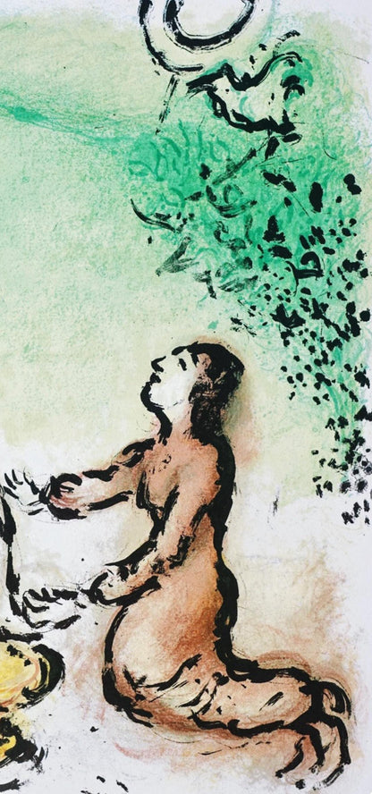 Marc Chagall, Odysseus Und Eurycleia, Homer, Die Odyssee, Lithograph