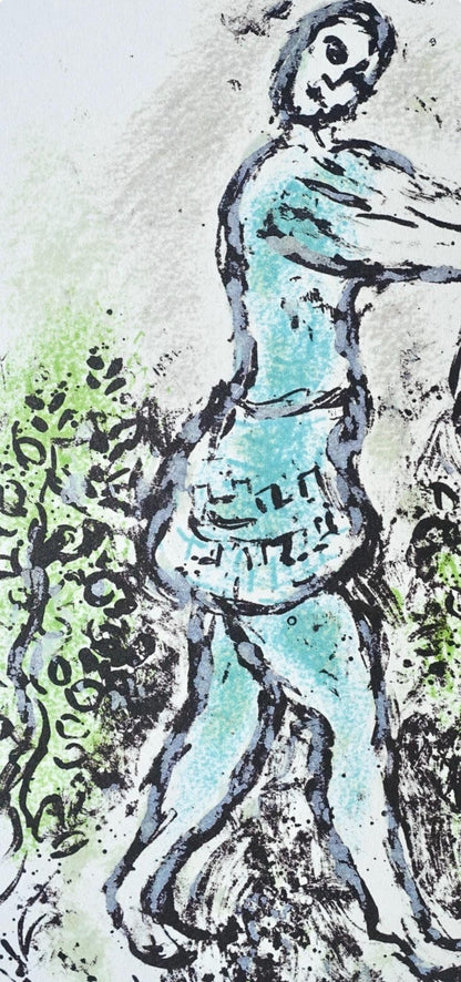 Marc Chagall, Penelope Und Der Bogen Des Odysseus, Homer, Die Odyssee, Lithograph