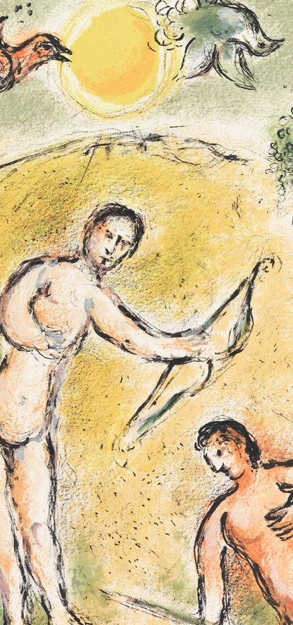 Marc Chagall, Das Blutbad Der Freier, Homer, Die Odyssee, Lithograph