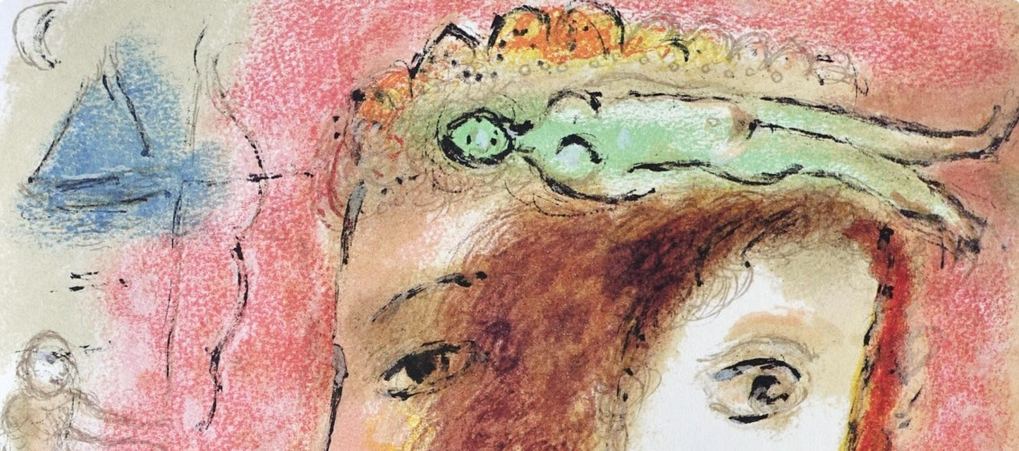 Marc Chagall, Odysseus Und Penelope, Homer, Die Odyssee, Lithograph