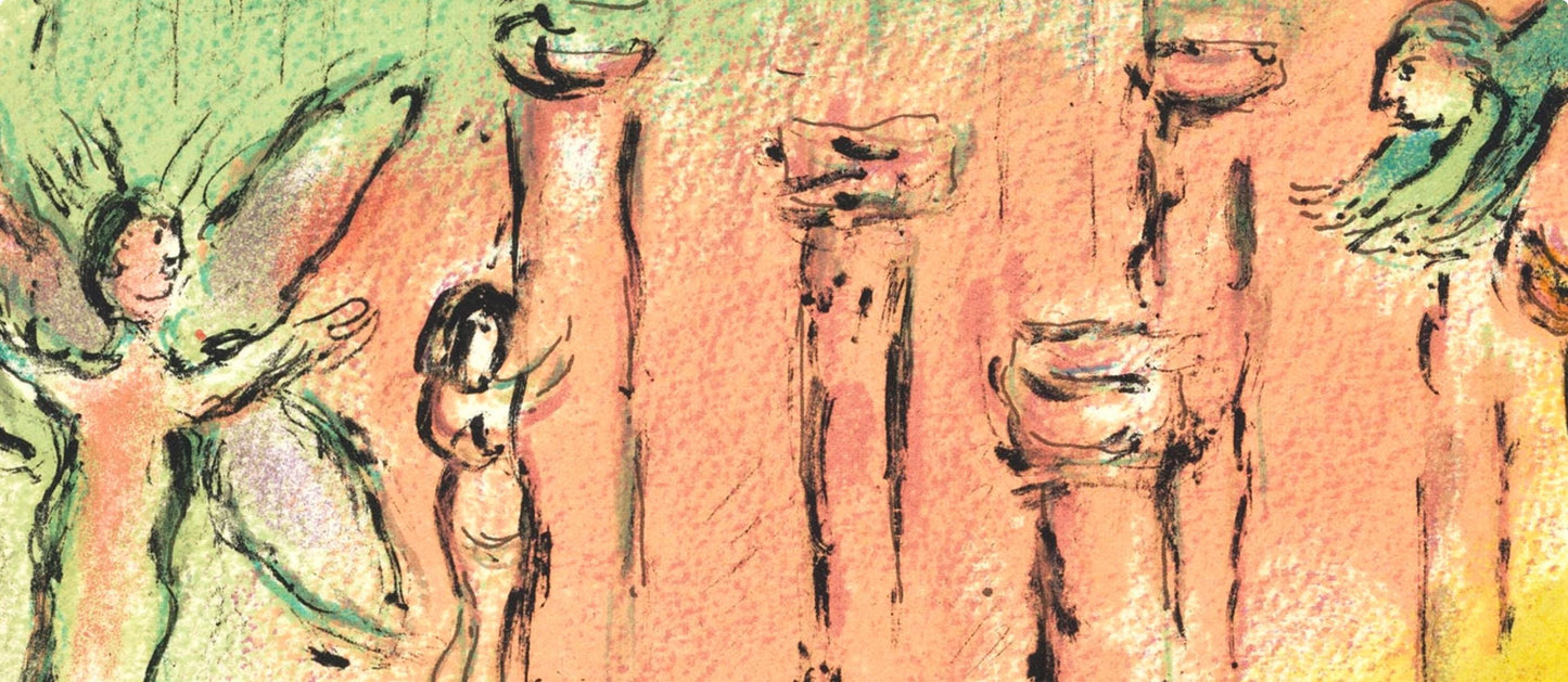 Marc Chagall, Das Bett Des Odysseus, Homer, Die Odyssee, Lithograph