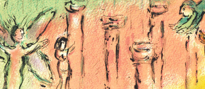 Marc Chagall, Das Bett Des Odysseus, Homer, Die Odyssee, Lithograph