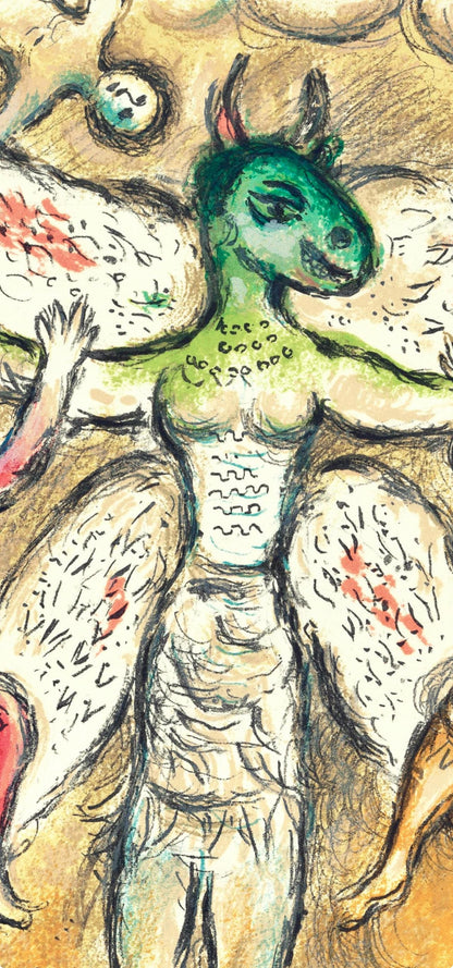 Marc Chagall, Das Bett Des Odysseus, Homer, Die Odyssee, Lithograph