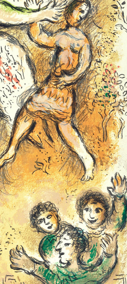 Marc Chagall, Das Bett Des Odysseus, Homer, Die Odyssee, Lithograph