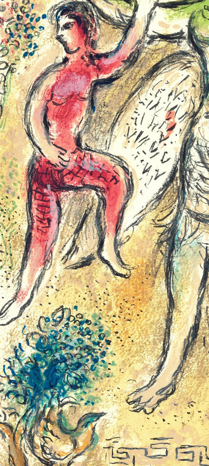 Marc Chagall, Das Bett Des Odysseus, Homer, Die Odyssee, Lithograph