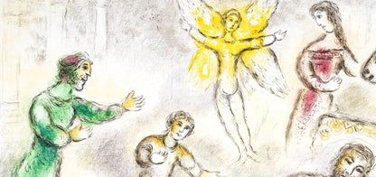Marc Chagall, Der Wiedergefundene Frieden, Homer, Die Odyssee, Lithograph