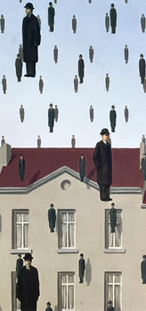 Ren Magritte, Golconda, Official Edition Offset Lithograph