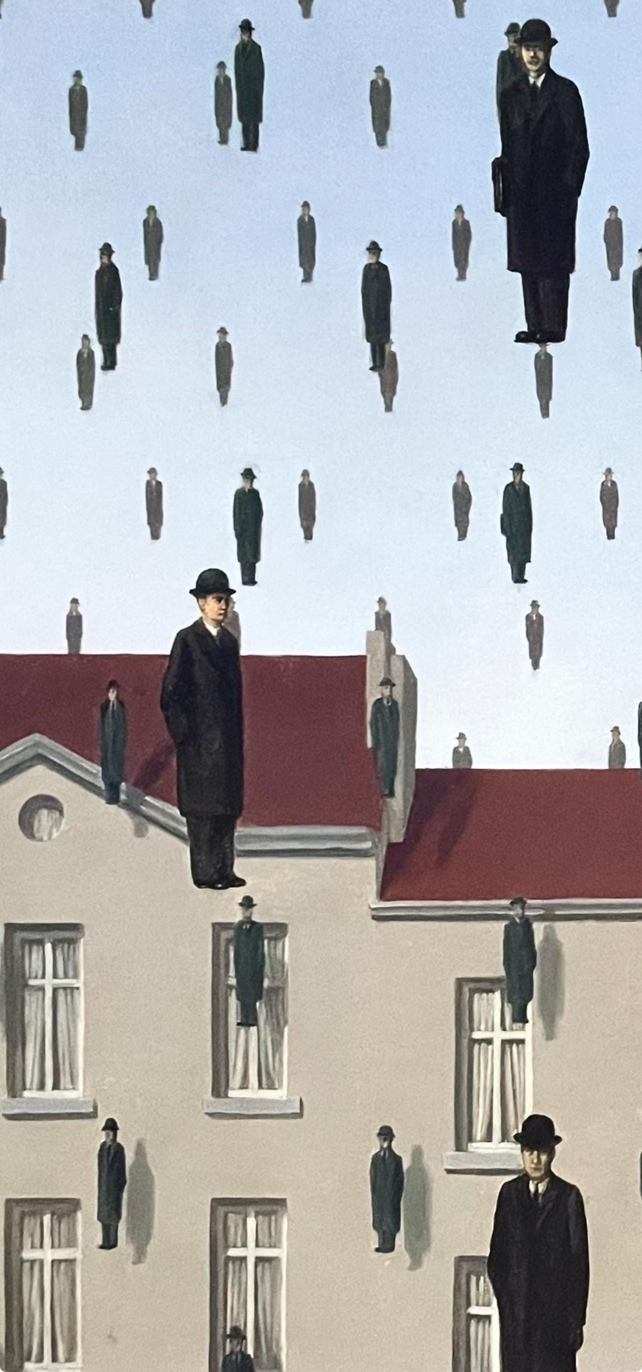 Ren Magritte, Golconda, Official Edition Offset Lithograph