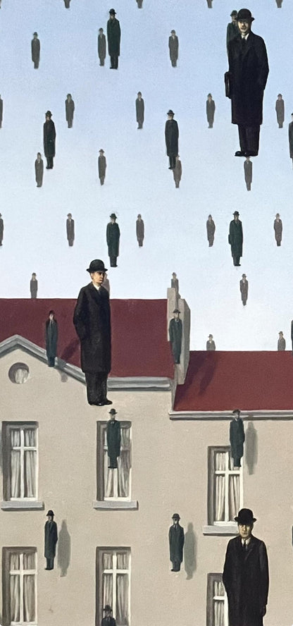 Ren Magritte, Golconda, Official Edition Offset Lithograph
