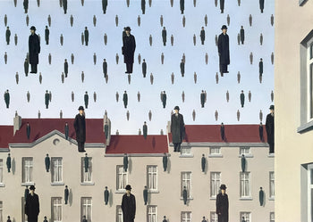 Ren Magritte, Golconda, Official Edition Offset Lithograph