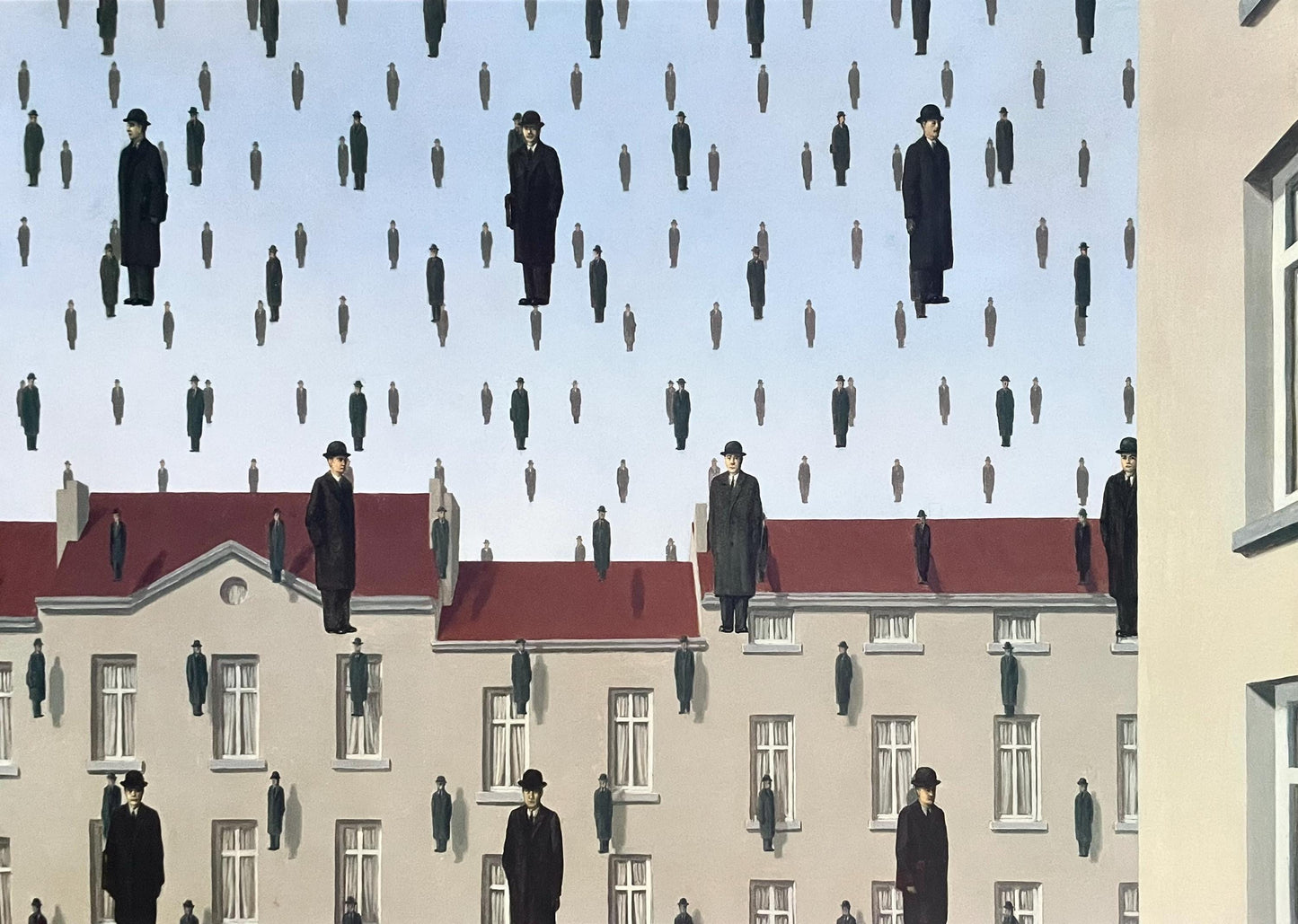 Ren Magritte, Golconda, Official Edition Offset Lithograph