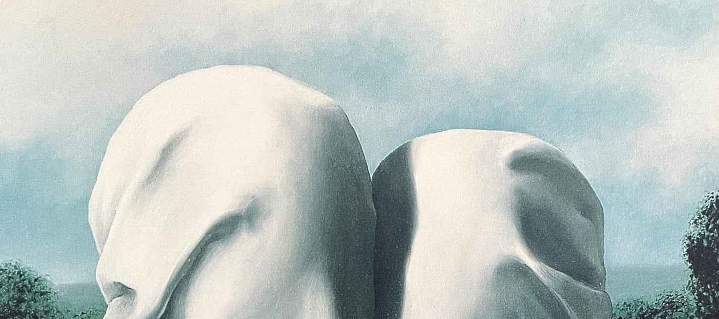 Ren Magritte, Les Amants, Official Edition Offset Lithograph