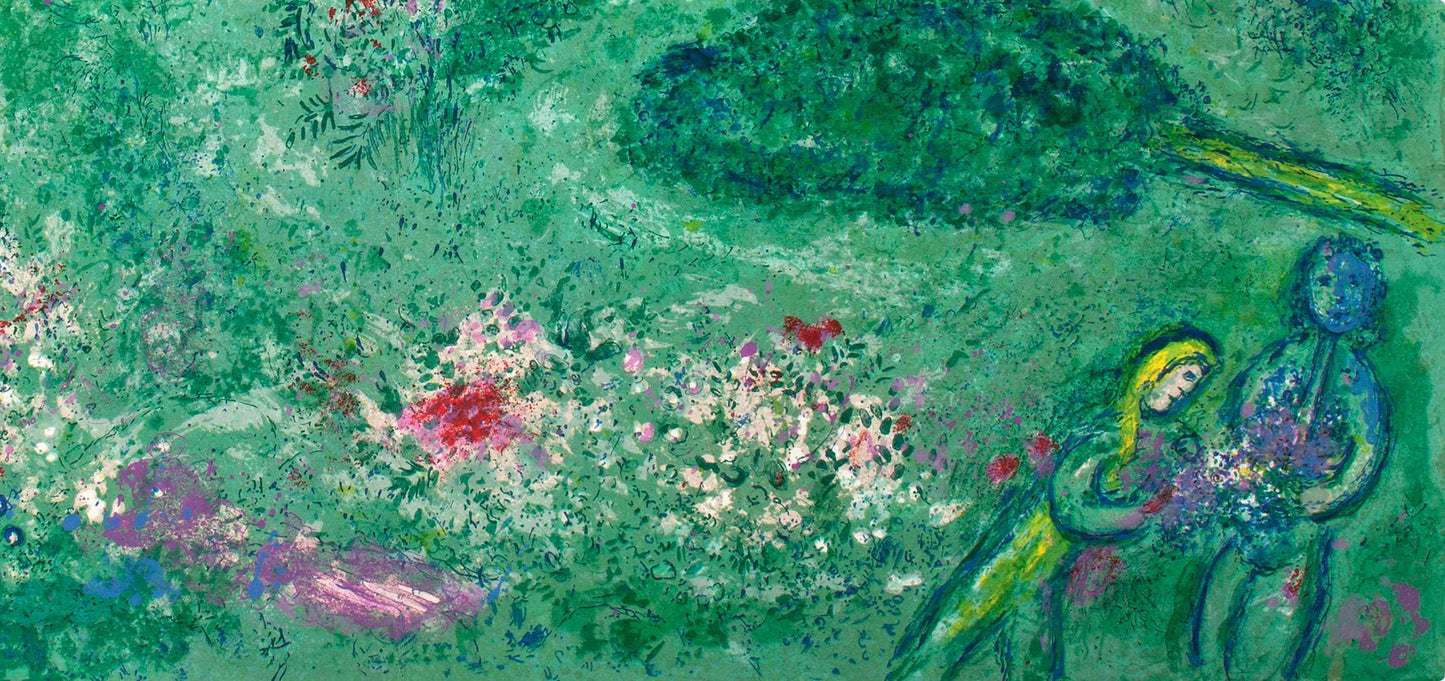 Marc Chagall, Le Verger, Daphnis Et Chlo, Hliogravure
