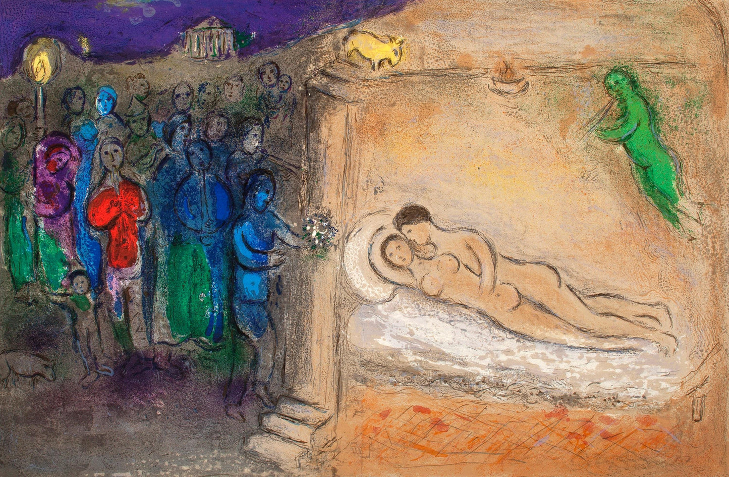 Marc Chagall, Hymne, Daphnis Et Chlo, Hliogravure