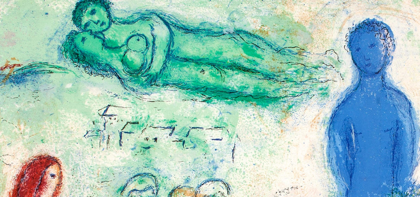 Marc Chagall, Le Jugement De Chlo, Daphnis Et Chlo, Hliogravure